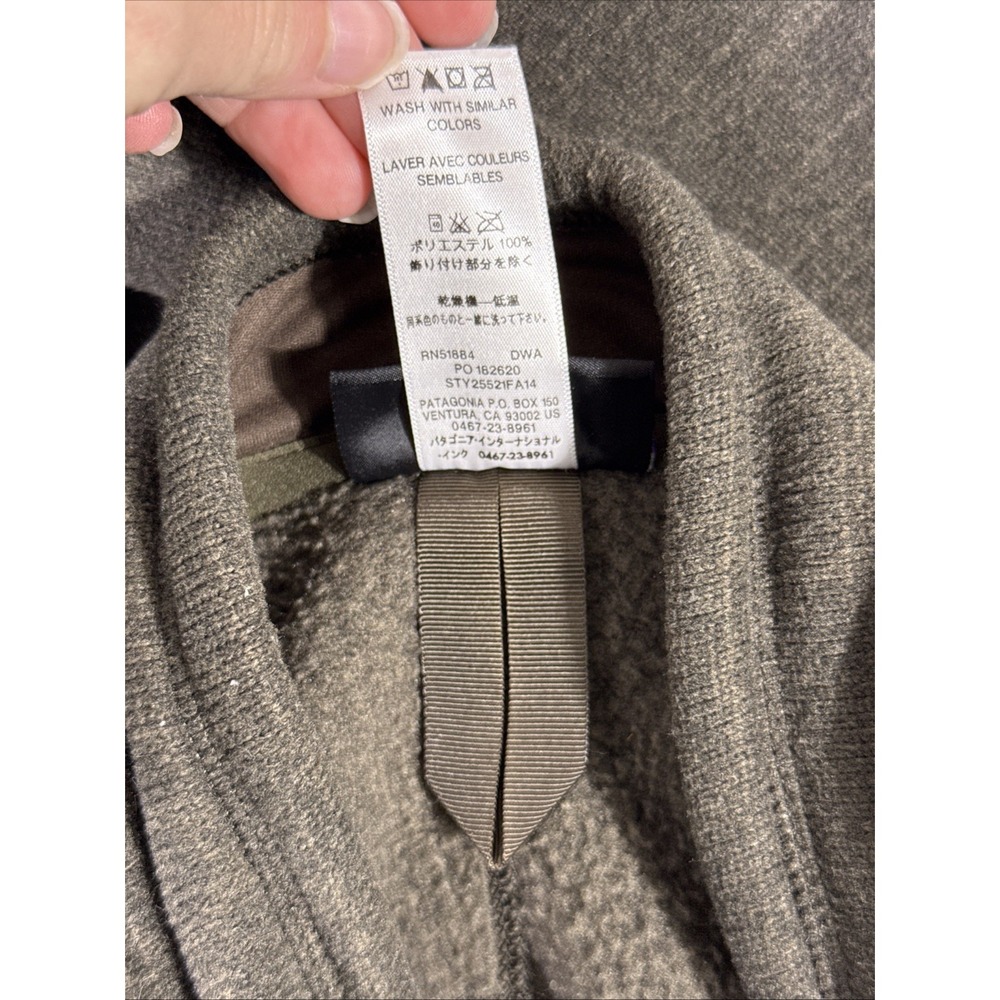 Patagonia Better Sweater 1/4 Zip Mens Size Extra Large Brown Chest Zip Gorp - Picture 9 of 11